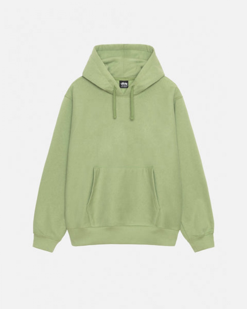 Women Stussy Back Hood Applique Hood Sweatshirts Green Australia | KZT-7226