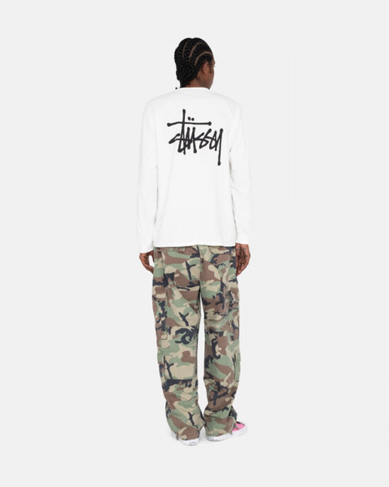 Women Stussy Basic Stussy Ls Tee T Shirt White Australia | TXQ-2722