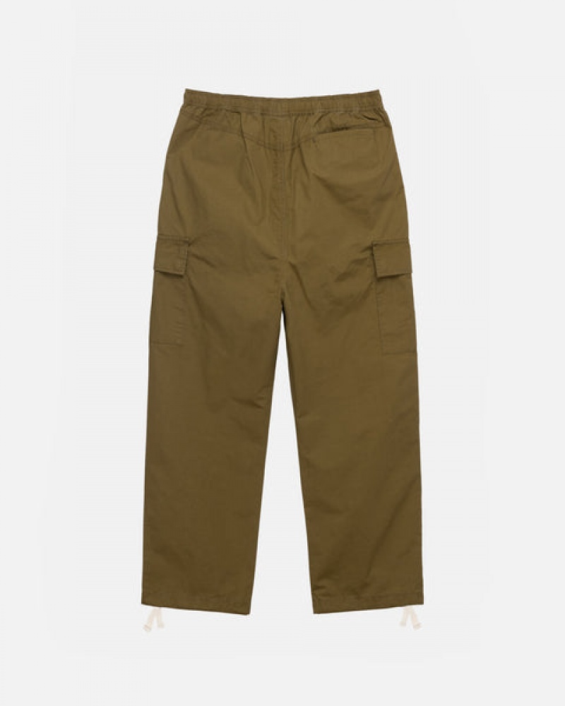 Women Stussy Beach Pant Ripstop Cargo Pants Brown Australia | LQK-9689