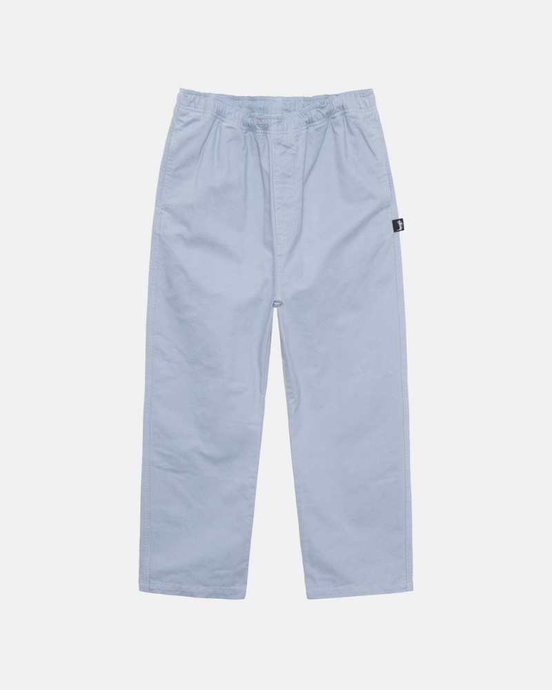 Women Stussy Brushed Beach Pants Blue Australia | YRE-1719