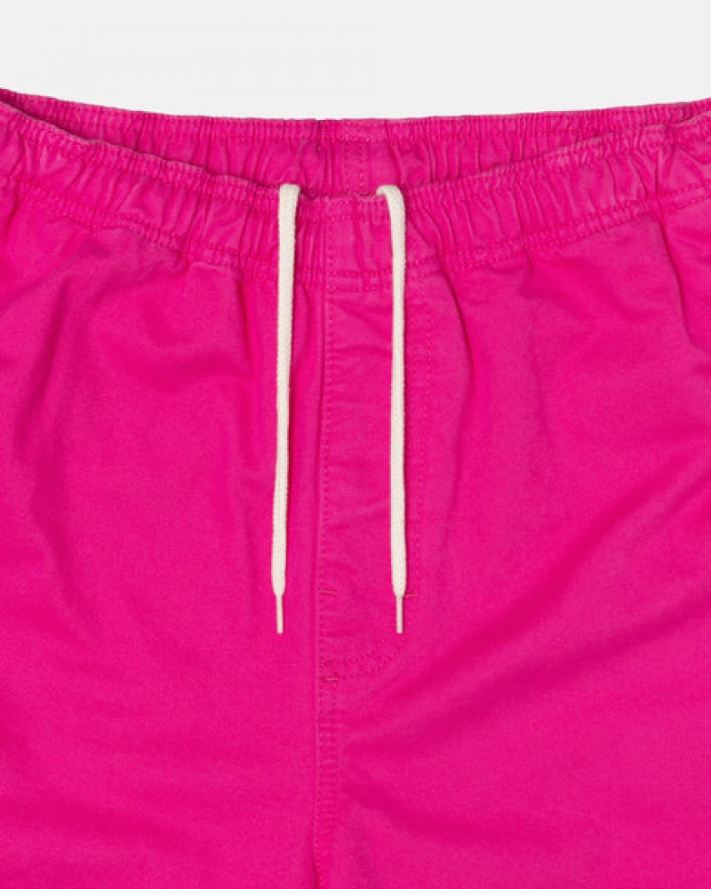 Women Stussy Brushed Beach Pants Pink Australia | XVR-5599