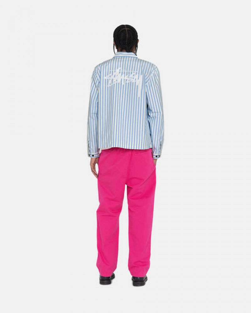 Women Stussy Brushed Beach Pants Pink Australia | XVR-5599