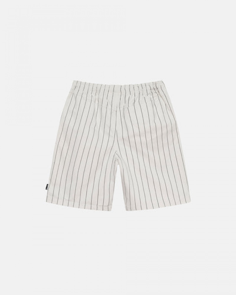 Women Stussy Brushed Beach Shorts Beige Australia | QJH-7004