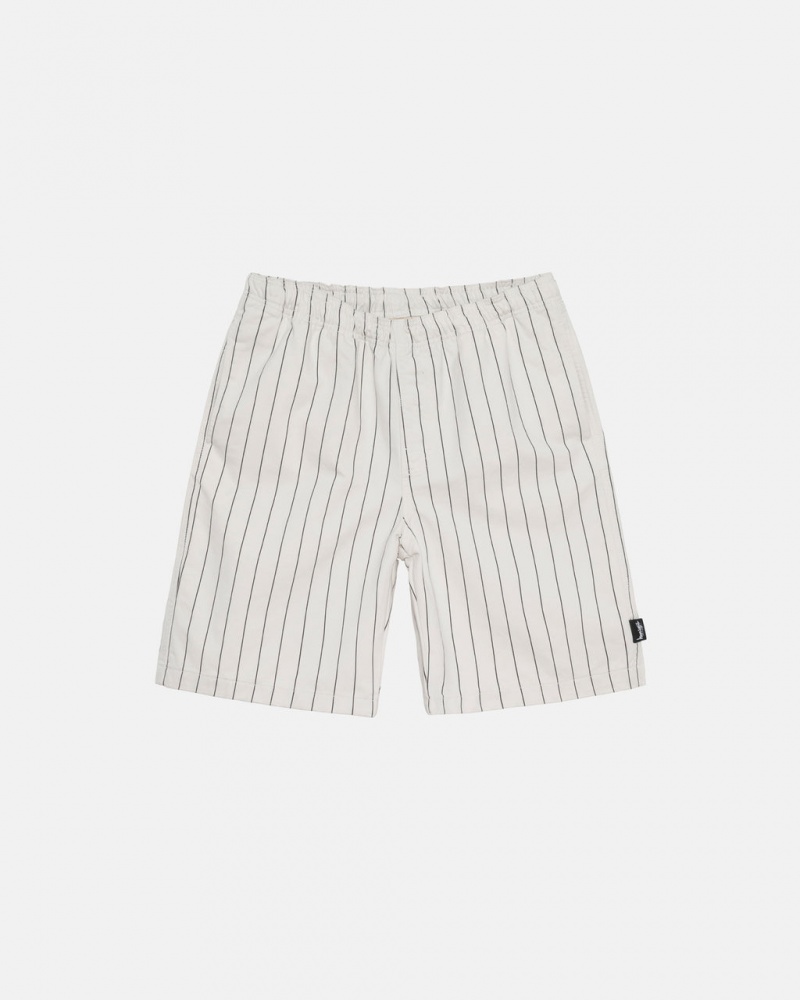 Women Stussy Brushed Beach Shorts Beige Australia | QJH-7004