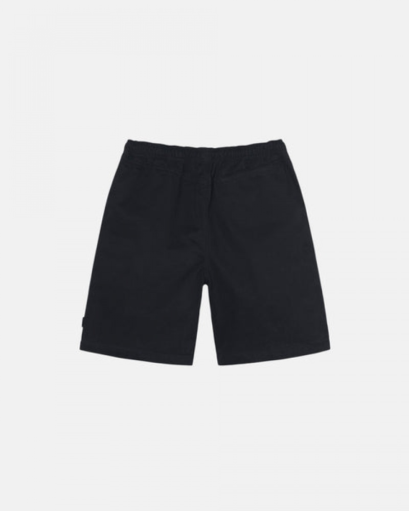 Women Stussy Brushed Beach Shorts Black Australia | KGX-2628