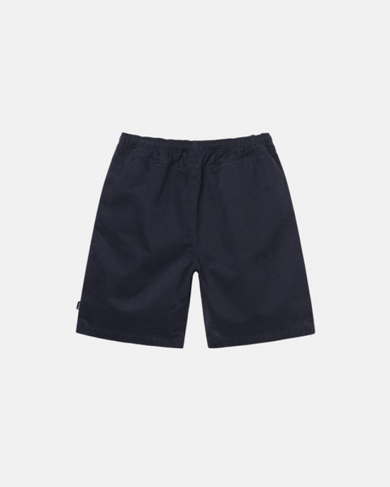 Women Stussy Brushed Beach Shorts Navy Australia | YXI-6459