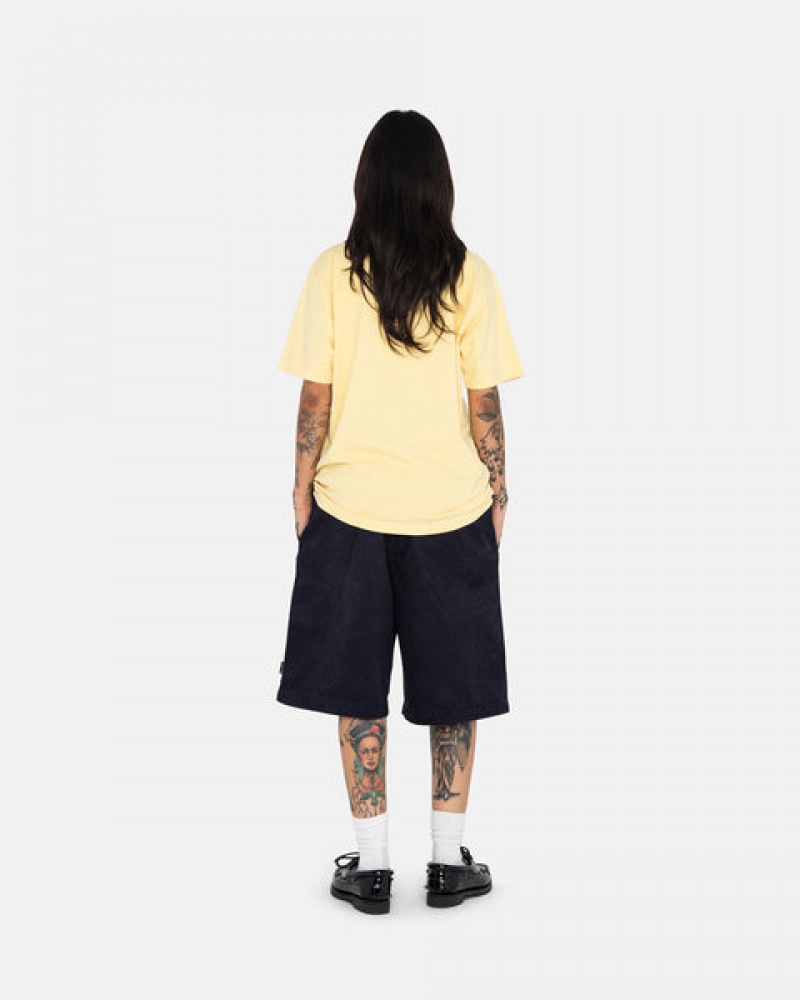 Women Stussy Brushed Beach Shorts Navy Australia | YXI-6459