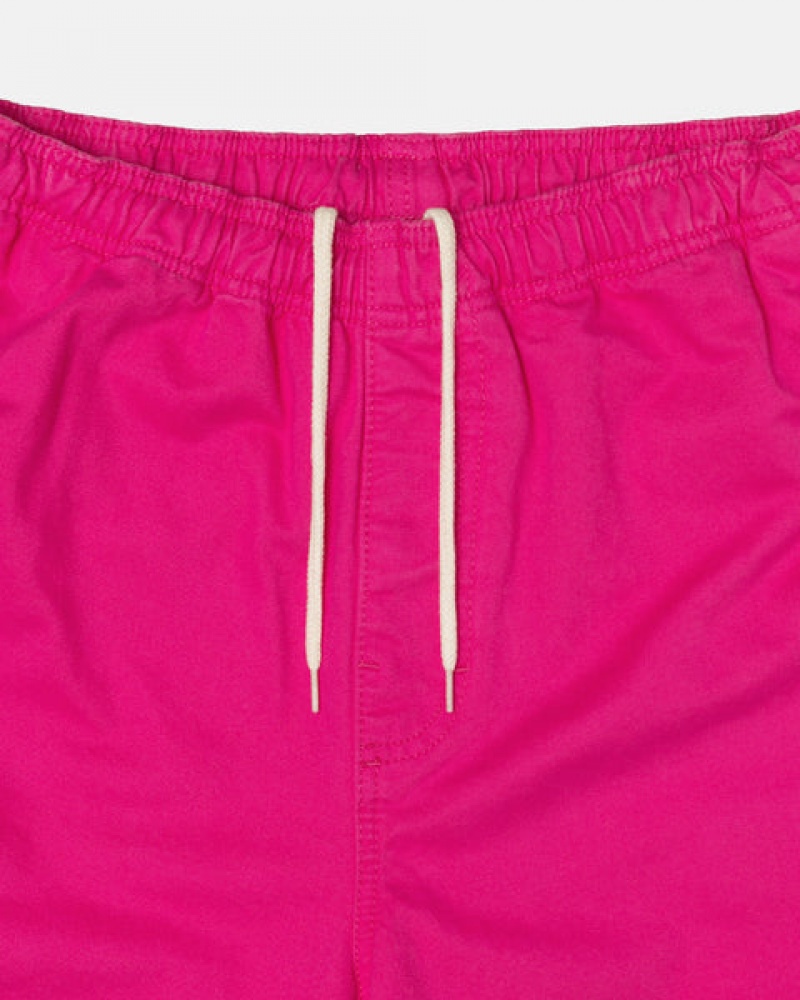 Women Stussy Brushed Beach Shorts Pink Australia | MFW-9931