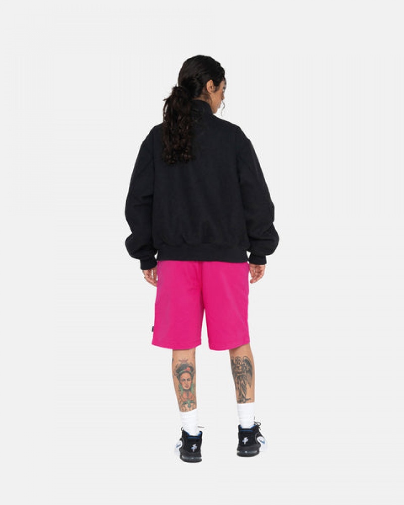 Women Stussy Brushed Beach Shorts Pink Australia | MFW-9931