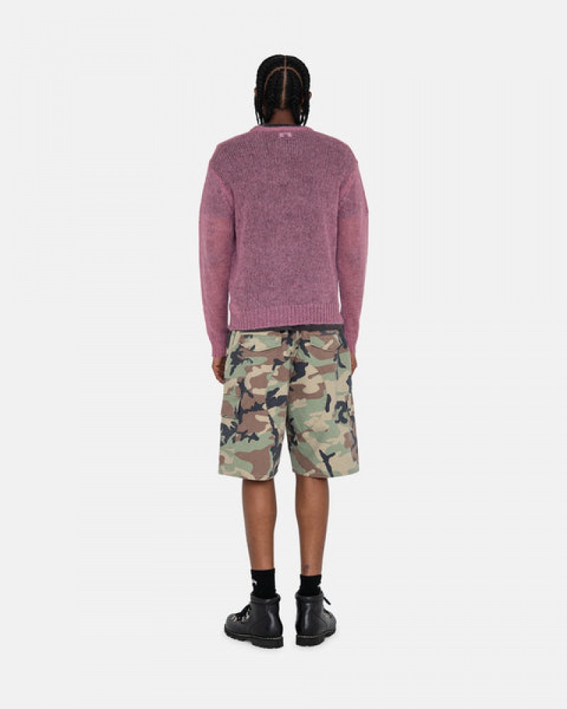 Women Stussy Ripstop Cargo Beach Shorts Camo Australia | VBZ-8529