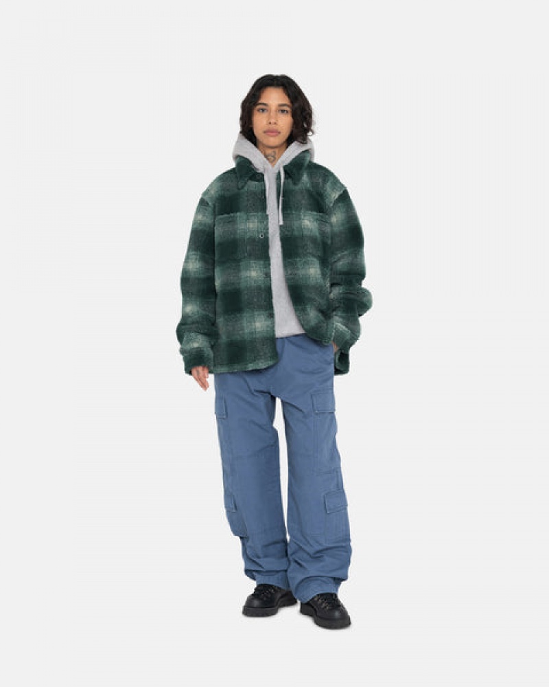 Women Stussy Ripstop Surplus Cargo Pants Blue Australia | PJE-9004