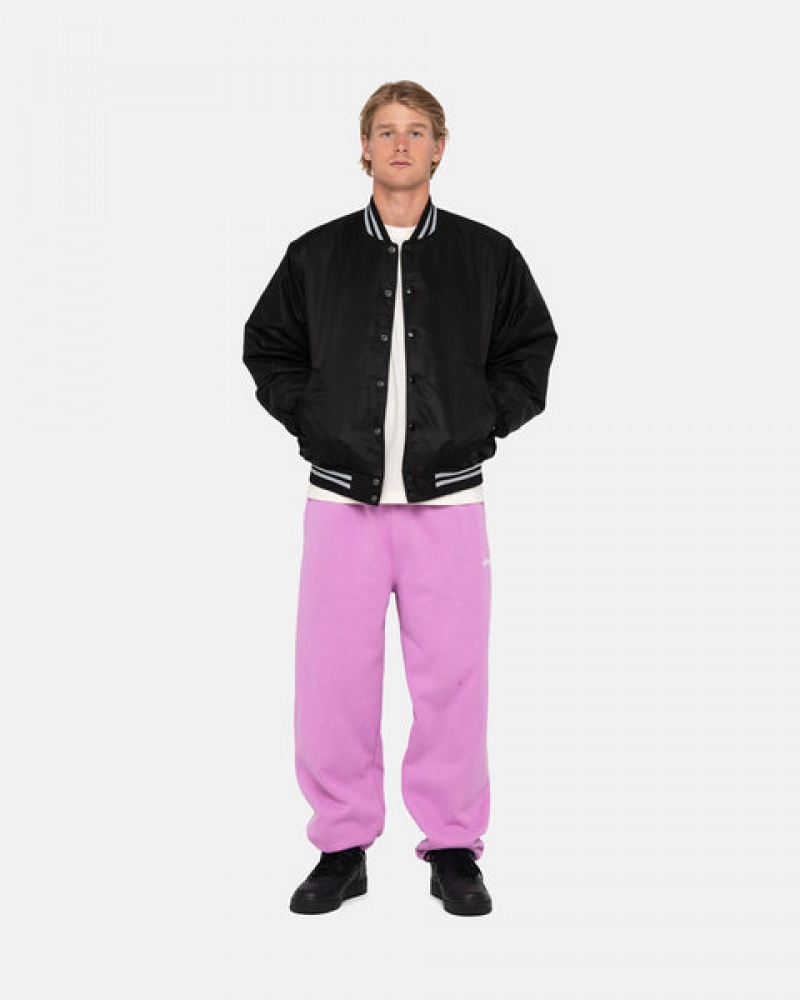 Women Stussy Stock Logo Sweatpants Purple Australia | UWI-2283