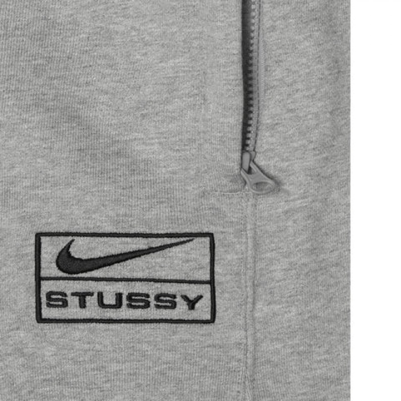 Women Stussy Fleece Pant Sweatpants Dark Grey Australia | QEF-0244