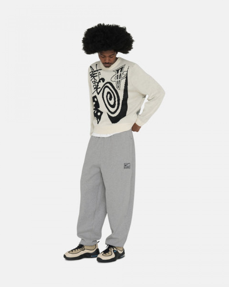 Women Stussy Fleece Pant Sweatpants Dark Grey Australia | QEF-0244