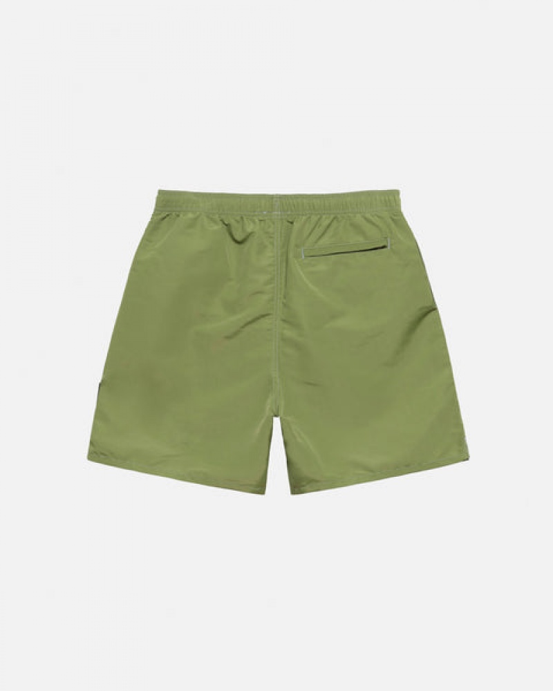 Women Stussy Surfman Patch Water Short Swimwear Green Australia | WJO-6837